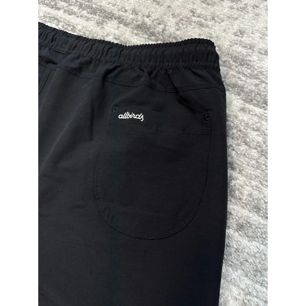 Allbirds‎ Natural Run Short Men XXL Black Merino Wool Blend Drawstring Athletic